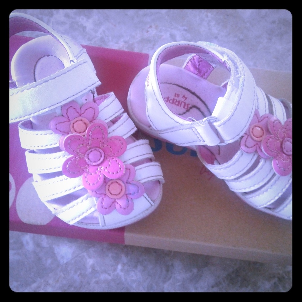 White Baby Sandals
